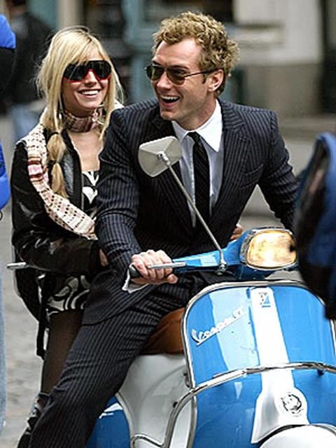 Jude Law con Sienna Miller