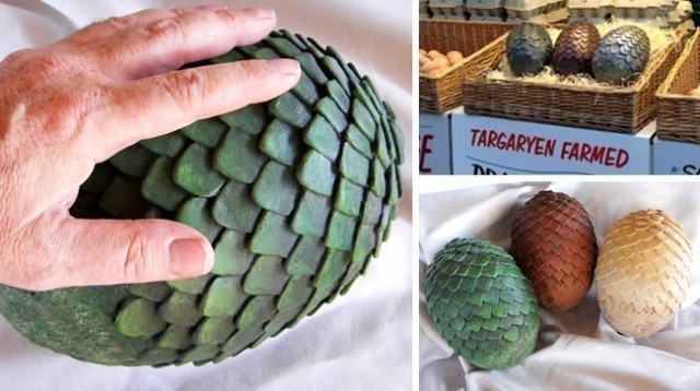 Huevos de dragón muy realistas.