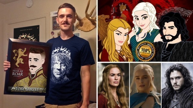 Un divertido retrato de ti mismo como un personaje de Game of Thrones.